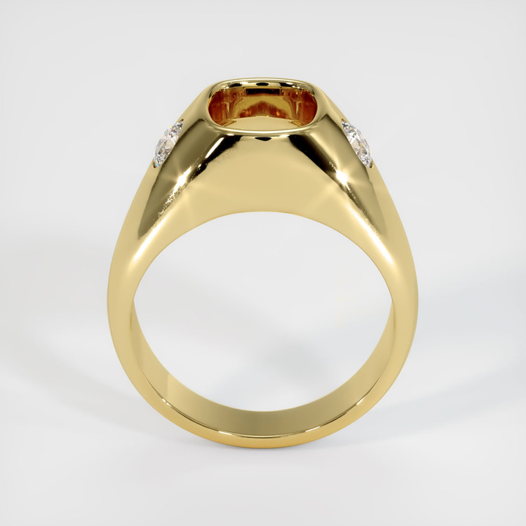 18K Yellow Gold Men's Ring Setting