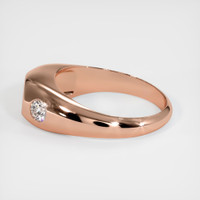 14K Rose Gold Men's Ring Setting Image