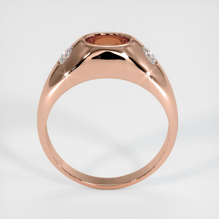 14K Rose Gold Men's Ring Setting