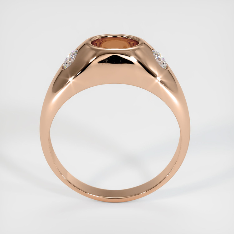 18K Rose Gold Men's Ring Setting
