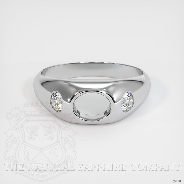 Silver Men's Ring Setting