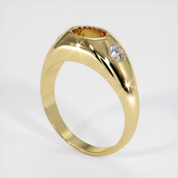 14K Yellow Gold Men's Ring Setting Video