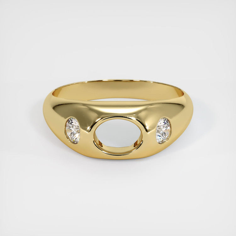 14K Yellow Gold Men's Ring Setting