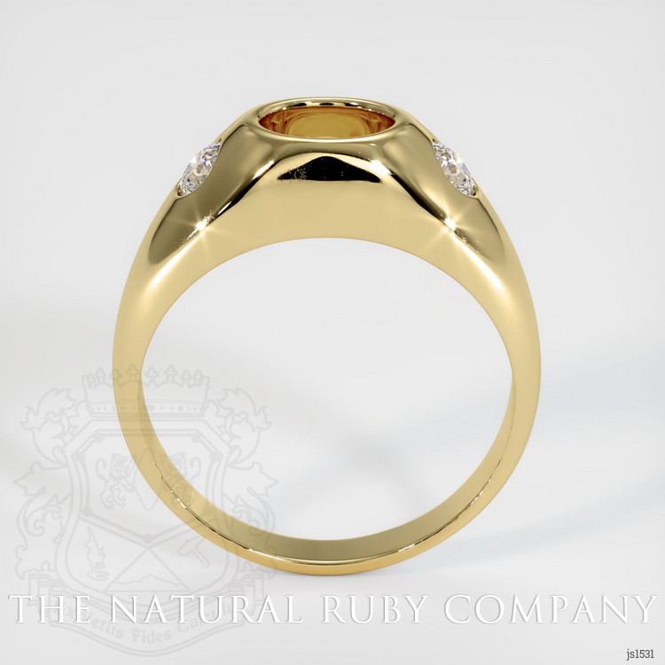 14K Yellow Gold Men's Ring Setting