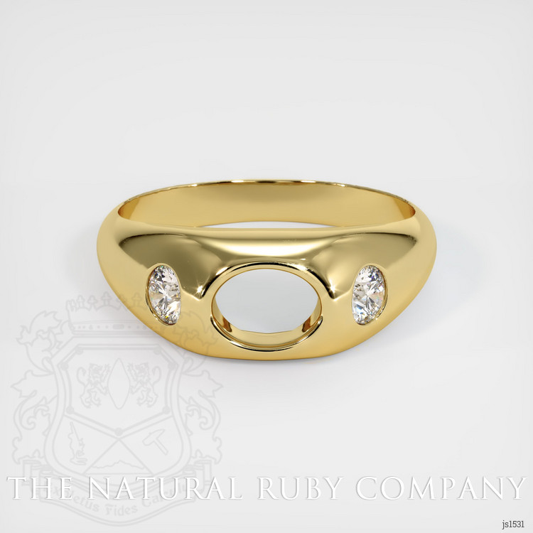 18K Yellow Gold Men's Ring Setting