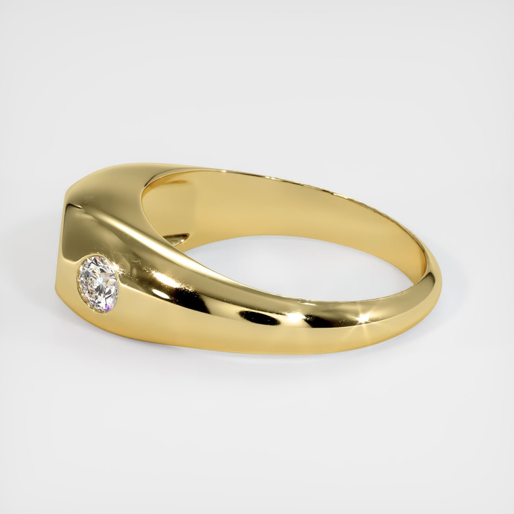 18K Yellow Gold Men's Ring Setting