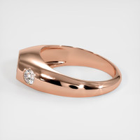 14K Rose Gold Men's Ring Setting Image