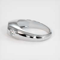18K White Gold Men's Ring Setting Image