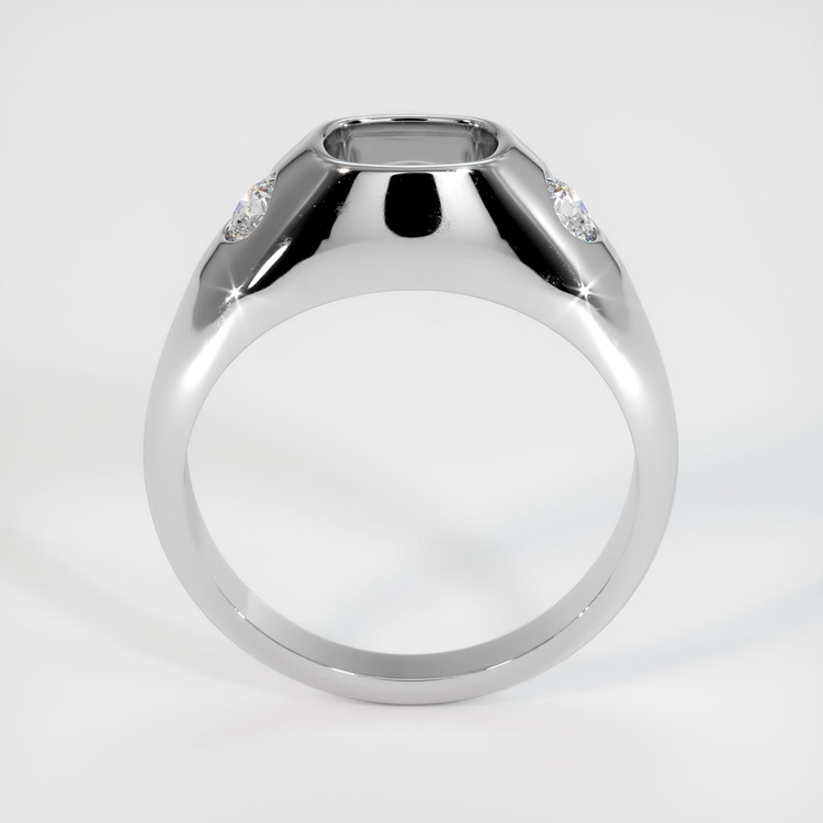 18K White Gold Men's Ring Setting