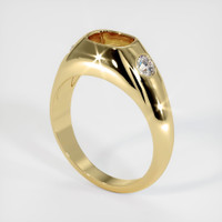14K Yellow Gold Men's Ring Setting Video