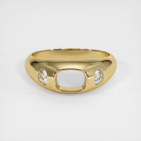 14K Yellow Gold Men's Ring Setting Image