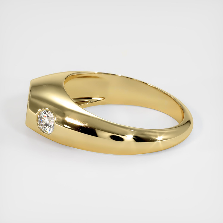 14K Yellow Gold Men's Ring Setting