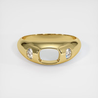 18K Yellow Gold Men's Ring Setting Image