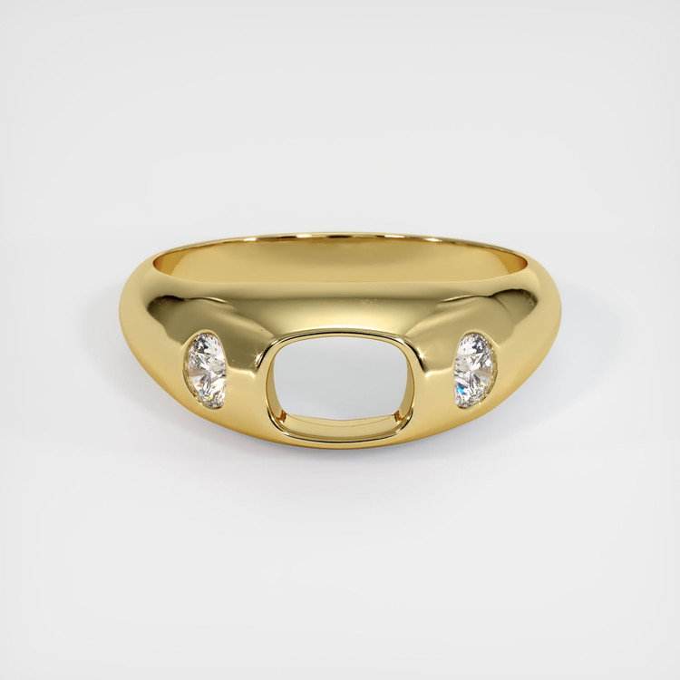 18K Yellow Gold Men's Ring Setting