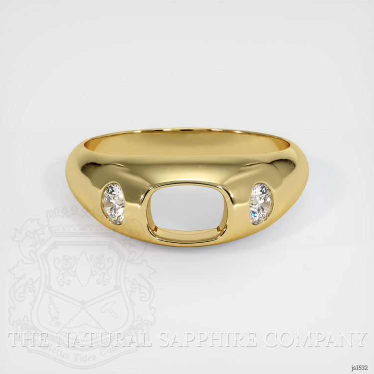 18K Yellow Gold Men's Ring Setting