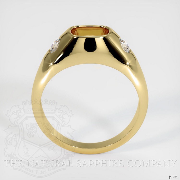 18K Yellow Gold Men's Ring Setting