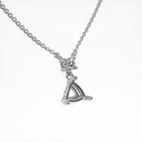 Platinum 950 Accent Stones Pendant Setting Image