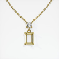 10K Yellow Gold Accent Stones Necklace Setting Video