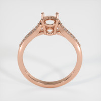 14K Rose Gold Pave Ring Setting Image