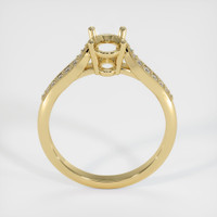 14K Yellow Gold Pave Ring Setting Image