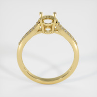 18K Yellow Gold Pave Ring Setting Image