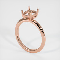 14K Rose Gold Solitaire Ring Setting Video