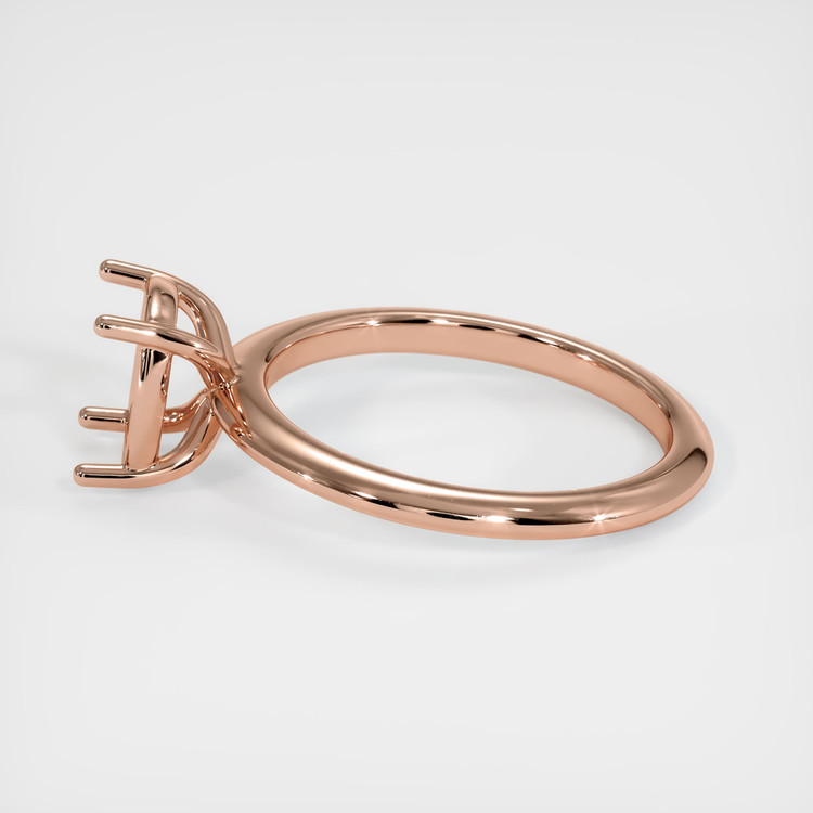 14K Rose Gold Solitaire Ring Setting