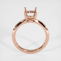 14K Rose Gold Solitaire Ring Setting Image