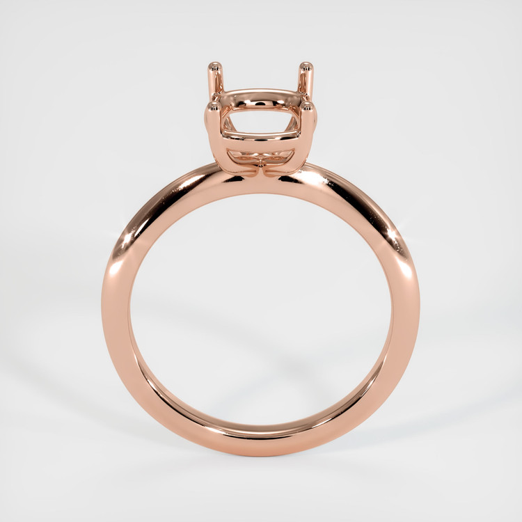 14K Rose Gold Solitaire Ring Setting