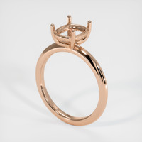 18K Rose Gold Solitaire Ring Setting Video