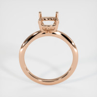 18K Rose Gold Solitaire Ring Setting Image