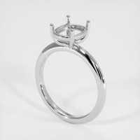 10K White Gold Solitaire Ring Setting Video