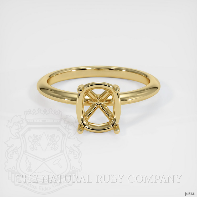 10K Yellow Gold Solitaire Ring Setting