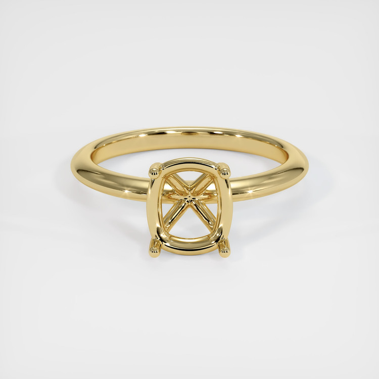 14K Yellow Gold Solitaire Ring Setting