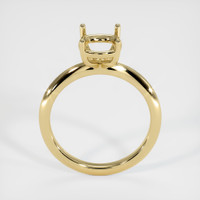 14K Yellow Gold Solitaire Ring Setting Image
