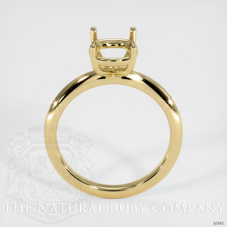 14K Yellow Gold Solitaire Ring Setting