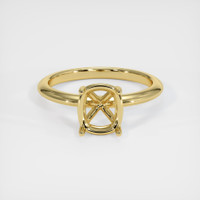 18K Yellow Gold Solitaire Ring Setting Image