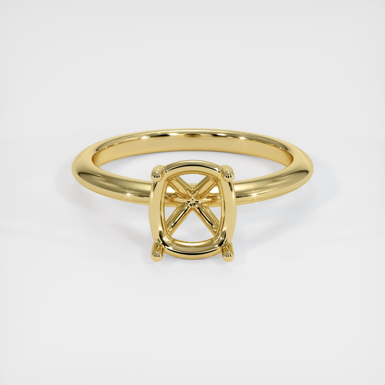 18K Yellow Gold Solitaire Ring Setting
