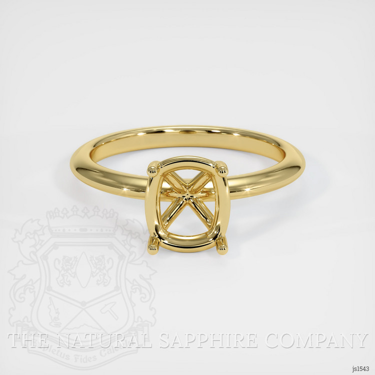 18K Yellow Gold Solitaire Ring Setting