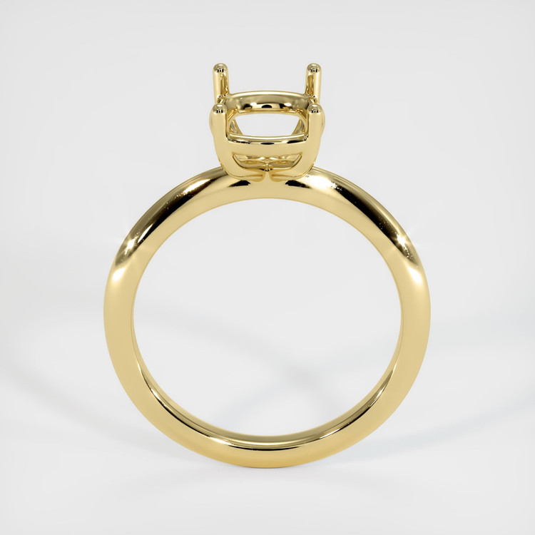 18K Yellow Gold Solitaire Ring Setting