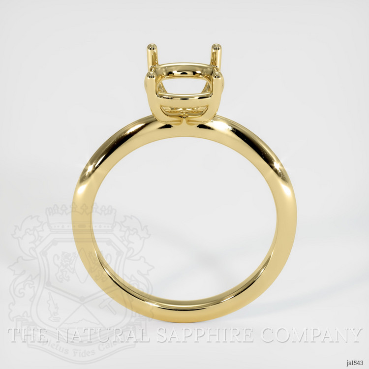 18K Yellow Gold Solitaire Ring Setting