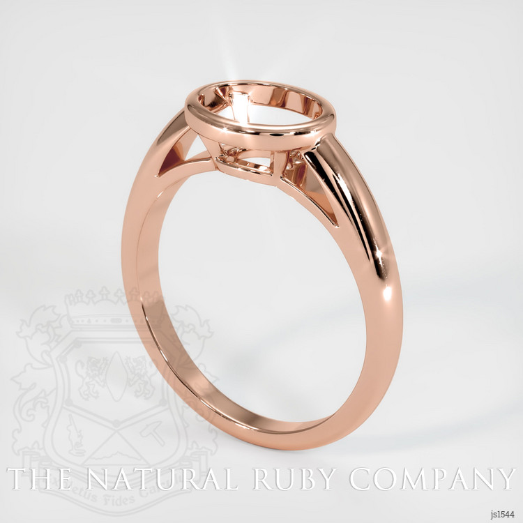 14K Rose Gold Men's Ring Setting