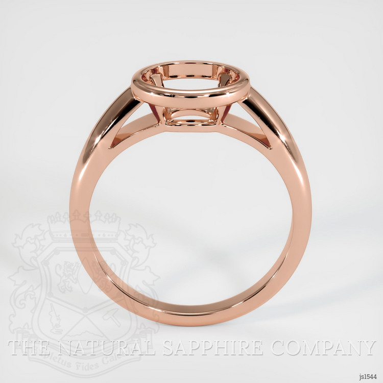 14K Rose Gold Men's Ring Setting