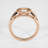 18K Rose Gold Men's Ring Setting Image