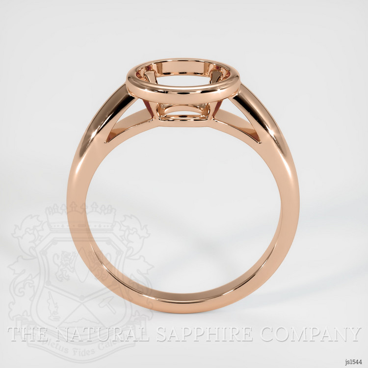 18K Rose Gold Men's Ring Setting