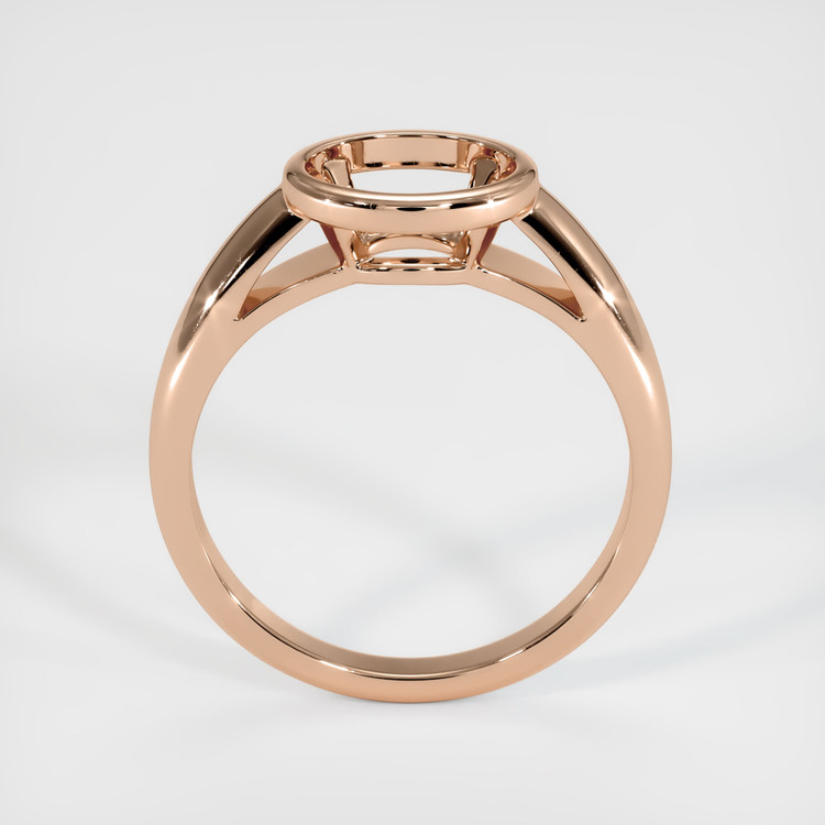 18K Rose Gold Men's Ring Setting