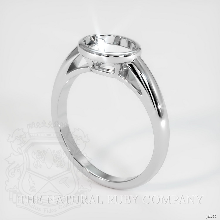 10K White Gold Men's Ring Setting