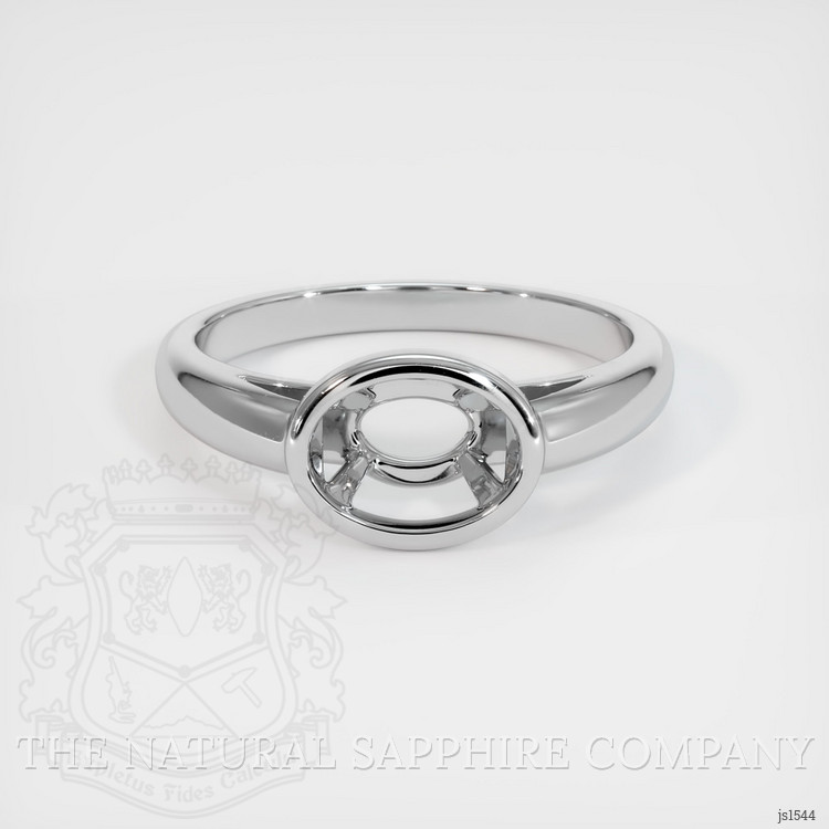10K White Gold Men's Ring Setting