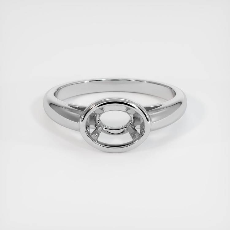 10K White Gold Men's Ring Setting