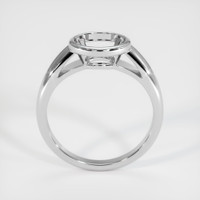 14K White Gold Men's Ring Setting Image